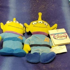 Two Toy Story Alien Beanies